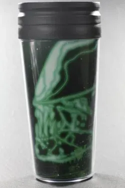 Alien resemugg med skruvlock självlysande