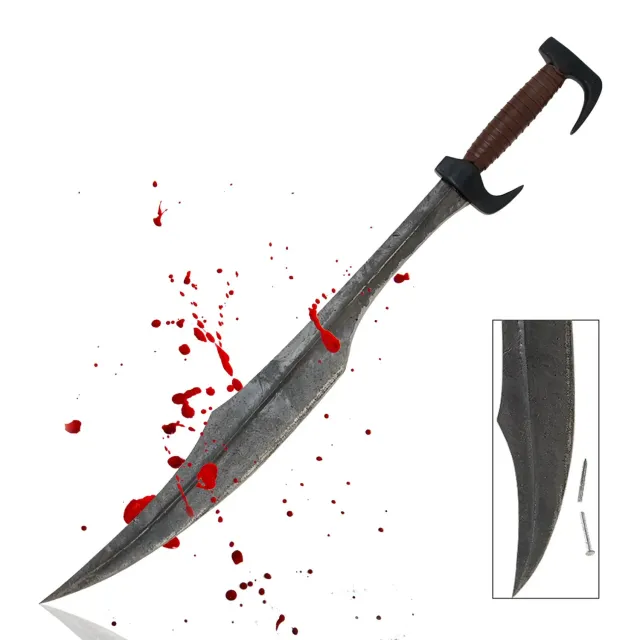 300 Spartan svärd replika stål 86,9 cm olicensierad